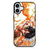 One Piece Fire iPhone 16 Case QC2985