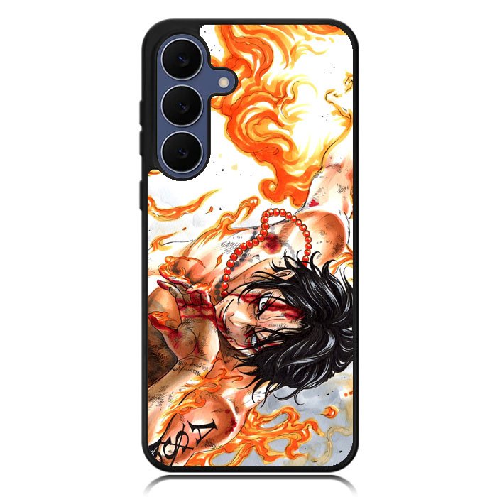 One Piece Fire Samsung Galaxy S25 FE Case OV2985