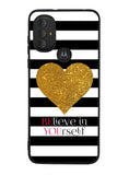 Stripes gold heart Motorola Moto G Pure 2021 , Moto G Power 2022 Case OV2313