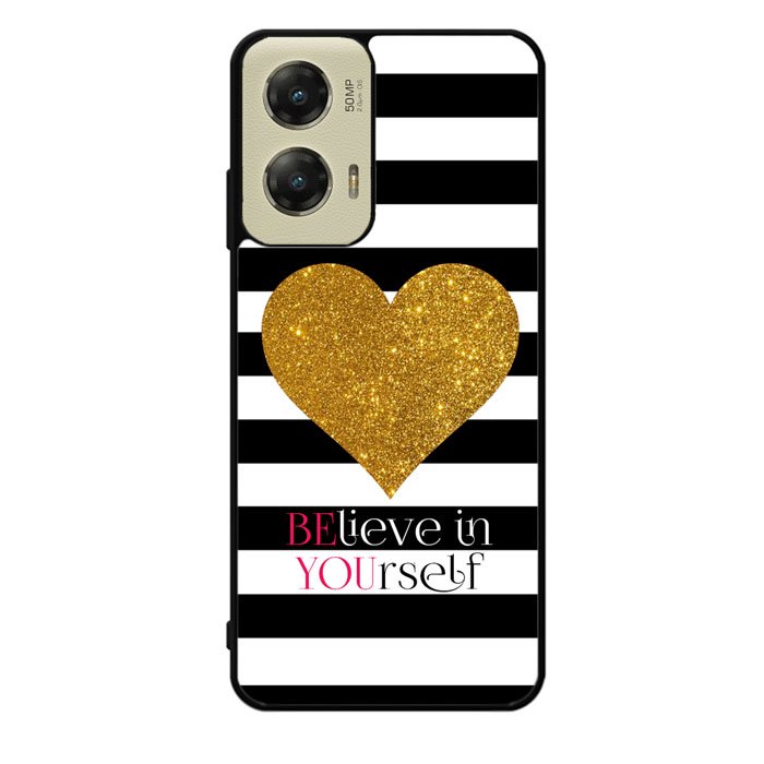 Stripes gold heart Motorola Moto G Stylus 5G 2024 Case OV2313
