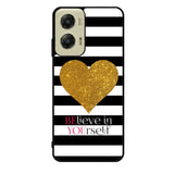 Stripes gold heart Motorola Moto G Stylus 5G 2024 Case OV2313