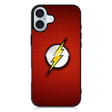 The Flash Logo iPhone 16 Case QC2249