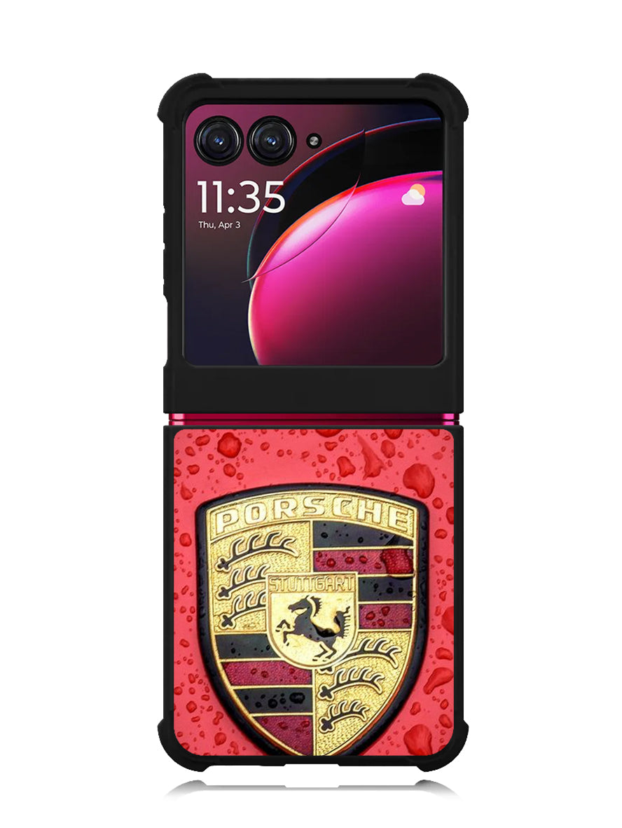 Porsche Car Logo Motorola Moto Razr Plus 2023 , Moto Razr+ 2023 Case OV2841