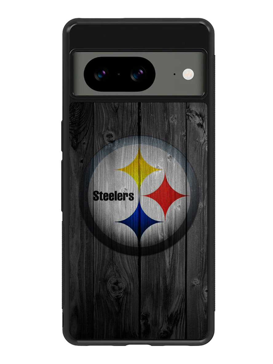 Pittsburgh Steelers Wood Google Pixel 8 Case QC2863