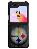 Pittsburgh Steelers Wood Samsung Galaxy Z Flip 5 5G 2023 Case OV2863