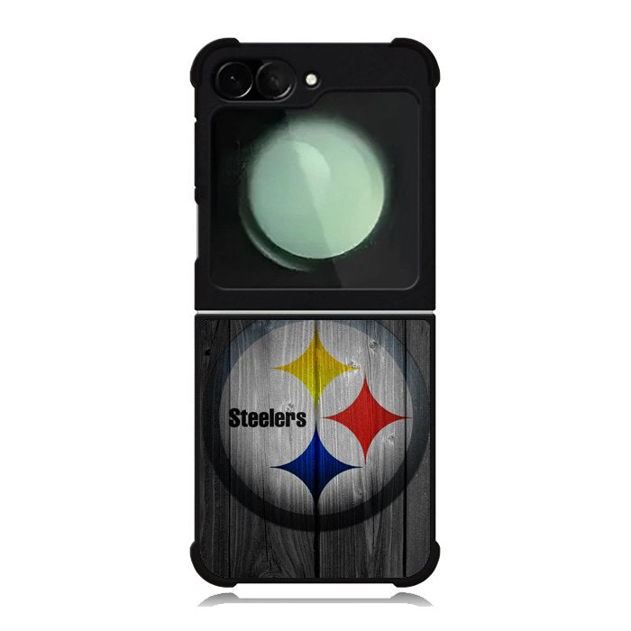 Pittsburgh Steelers Wood Samsung Galaxy Z Flip 6 5G 2024 Case OV2863
