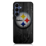 Pittsburgh Steelers Wood Samsung Galaxy S25 FE Case OV2863