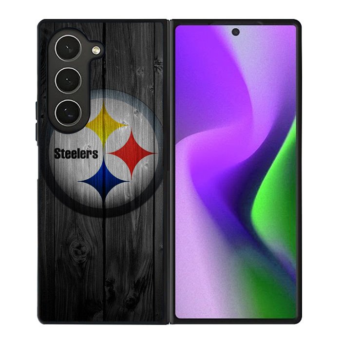 Pittsburgh Steelers Wood Samsung Galaxy Z Fold 6 5G 2024 Case OV2863