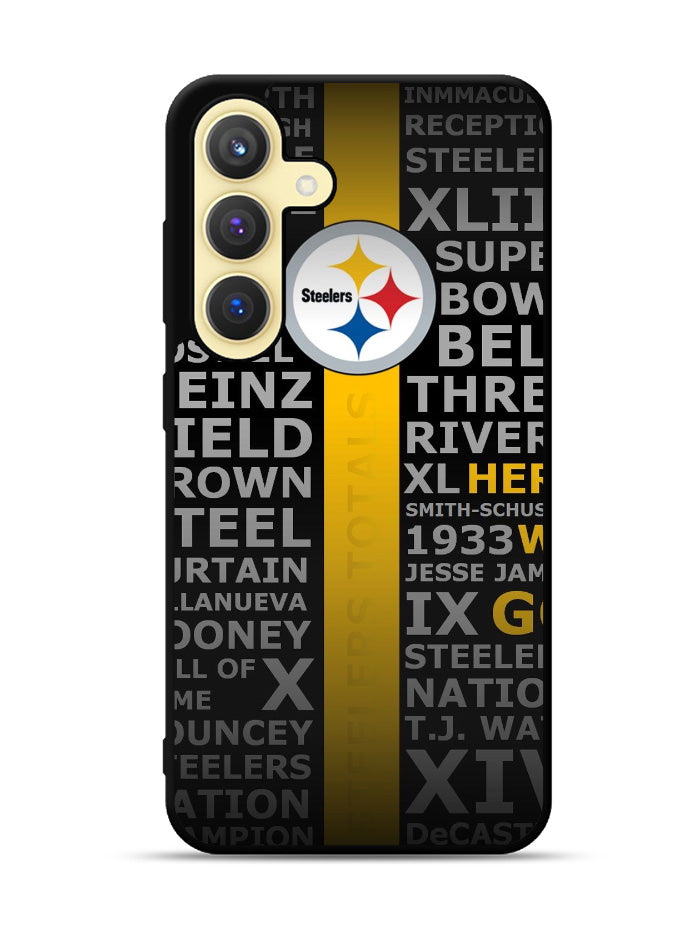 Pittsburgh Steelers Name Samsung Galaxy S25 Plus 5G , Samsung Galaxy S25+ 5G Case OV2884