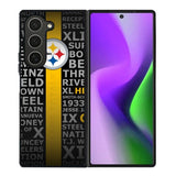 Pittsburgh Steelers Name Samsung Galaxy Z Fold 6 5G 2024 Case OV2884