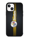 Pittsburgh Steelers Carbon Metal iPhone 14 Plus Case QC2875