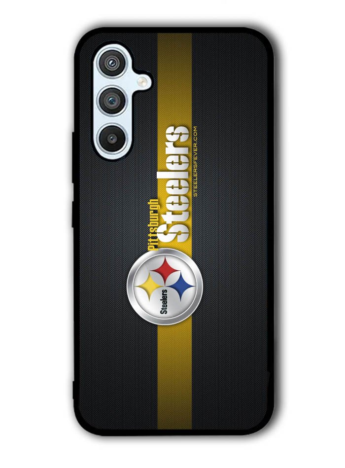 Pittsburgh Steelers Carbon Metal Samsung Galaxy A14 5G Case QC2875