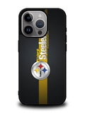 Pittsburgh Steelers Carbon Metal iPhone 16 Pro Max Case OV2875