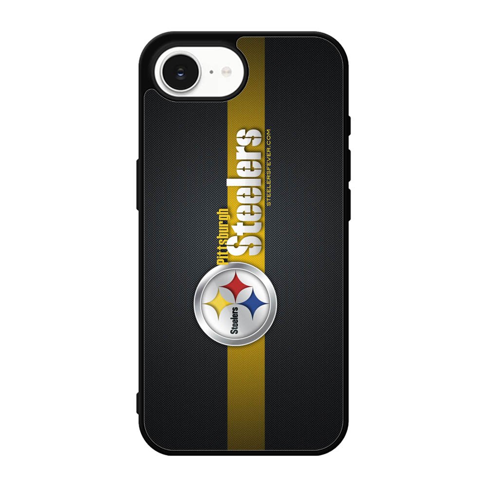 Pittsburgh Steelers Carbon Metal iPhone 17e Case OV2875