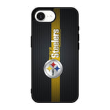 Pittsburgh Steelers Carbon Metal iPhone 17e Case OV2875