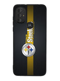 Pittsburgh Steelers Carbon Metal Motorola Moto G Pure 2021 , Moto G Power 2022 Case OV2875