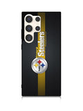 Pittsburgh Steelers Carbon Metal Samsung Galaxy S25 Ultra 5G Case QC2875