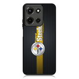 Pittsburgh Steelers Carbon Metal Motorola Moto G 5G 2025 Case OV2875