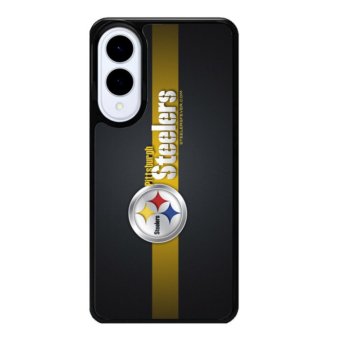 Pittsburgh Steelers Carbon Metal Samsung Galaxy S25 Edge 5G Case OV2875