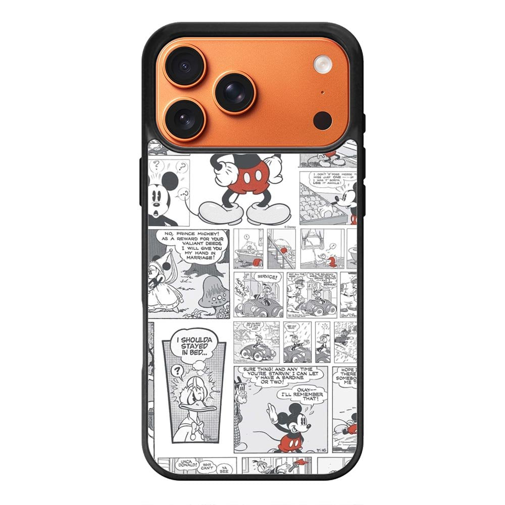 Disney Mickey Comic Cartoon Childrens iPhone 17 Pro Max Case QC4715