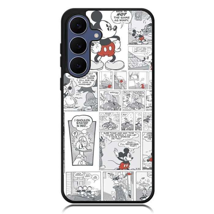 Disney Mickey Comic Cartoon Childrens Samsung Galaxy S25 FE Case OV4715