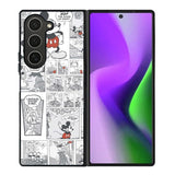 Disney Mickey Comic Cartoon Childrens Samsung Galaxy Z Fold 6 5G 2024 Case OV4715