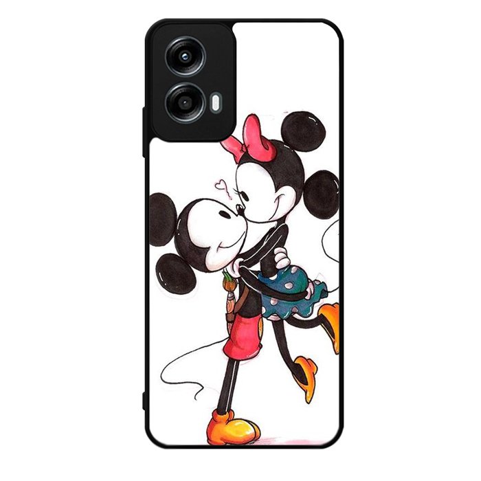 Romantic Couple Mickey Mouse Motorola Moto G Play 2024 Case OV2666