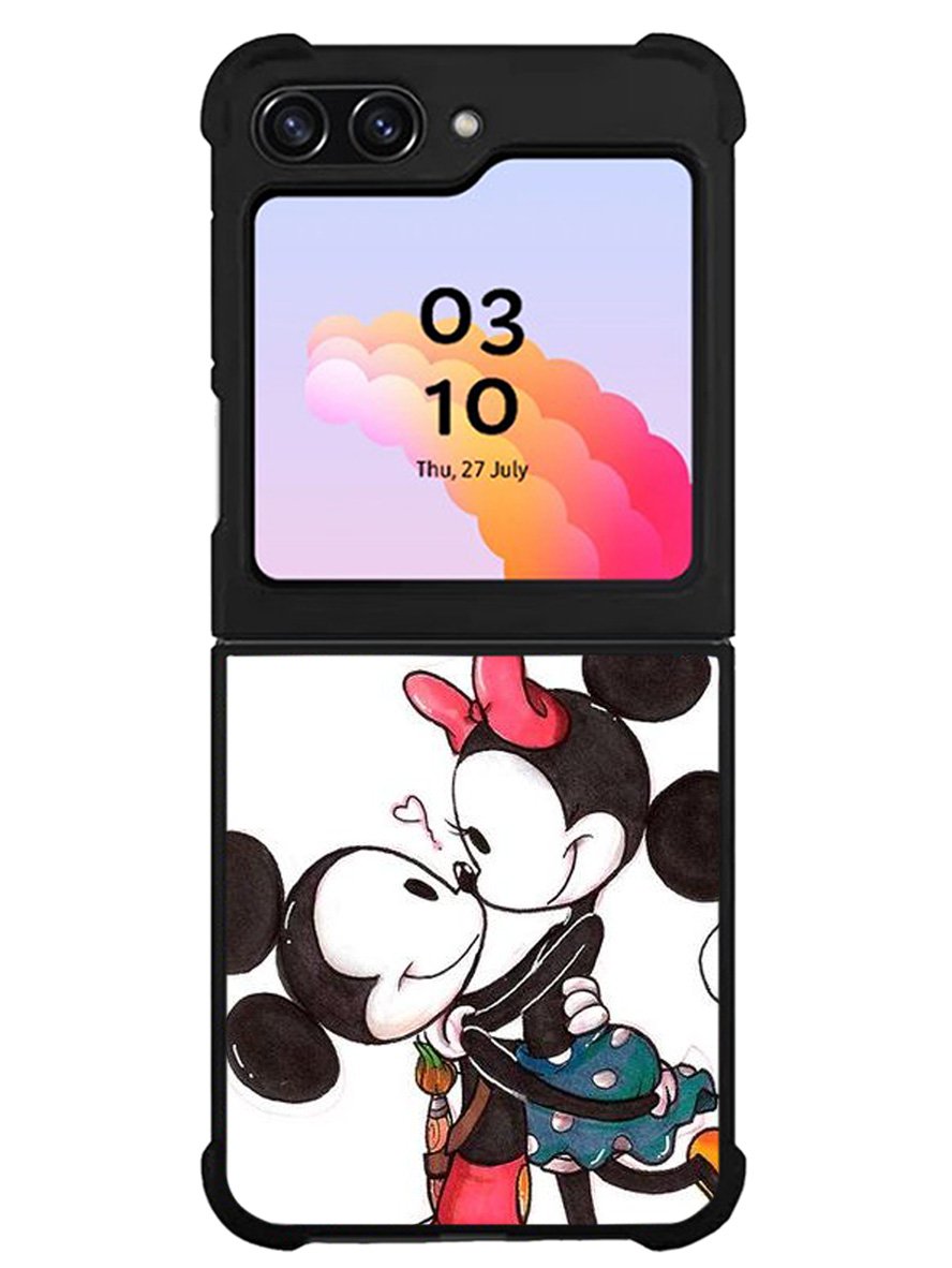 Romantic Couple Mickey Mouse Samsung Galaxy Z Flip 5 5G 2023 Case OV2666