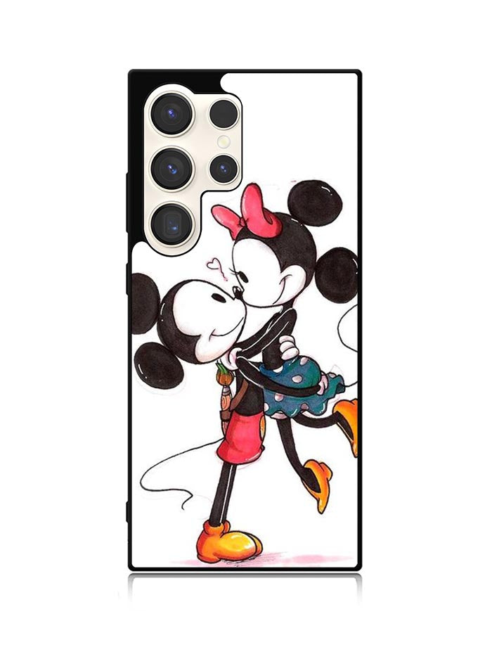 Romantic Couple Mickey Mouse Samsung Galaxy S23 Ultra 5G Case QC2666