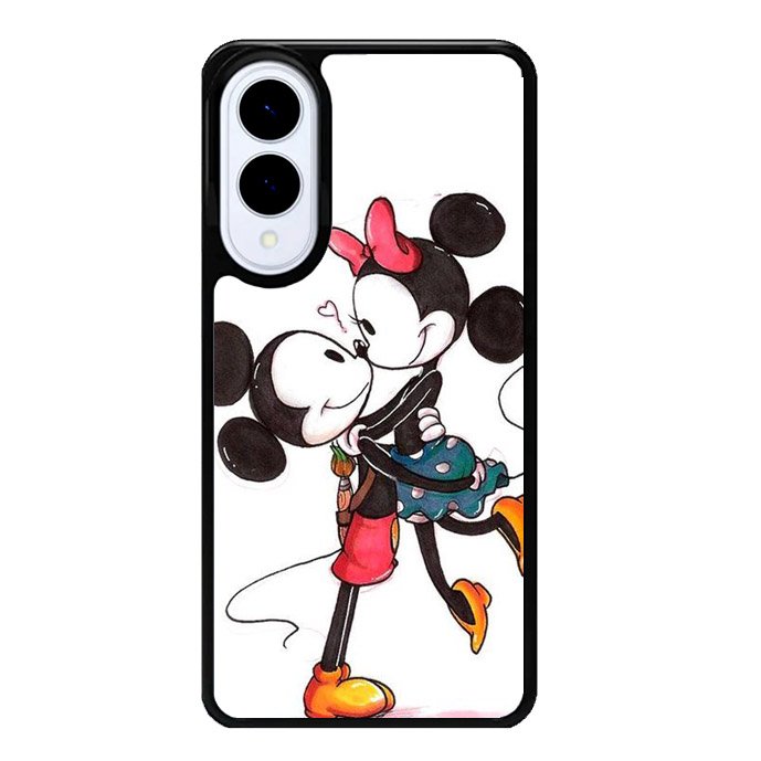 Romantic Couple Mickey Mouse Samsung Galaxy S25 Edge 5G Case OV2666