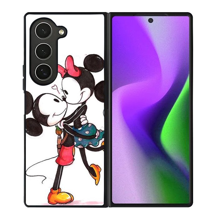 Romantic Couple Mickey Mouse Samsung Galaxy Z Fold 6 5G 2024 Case OV2666
