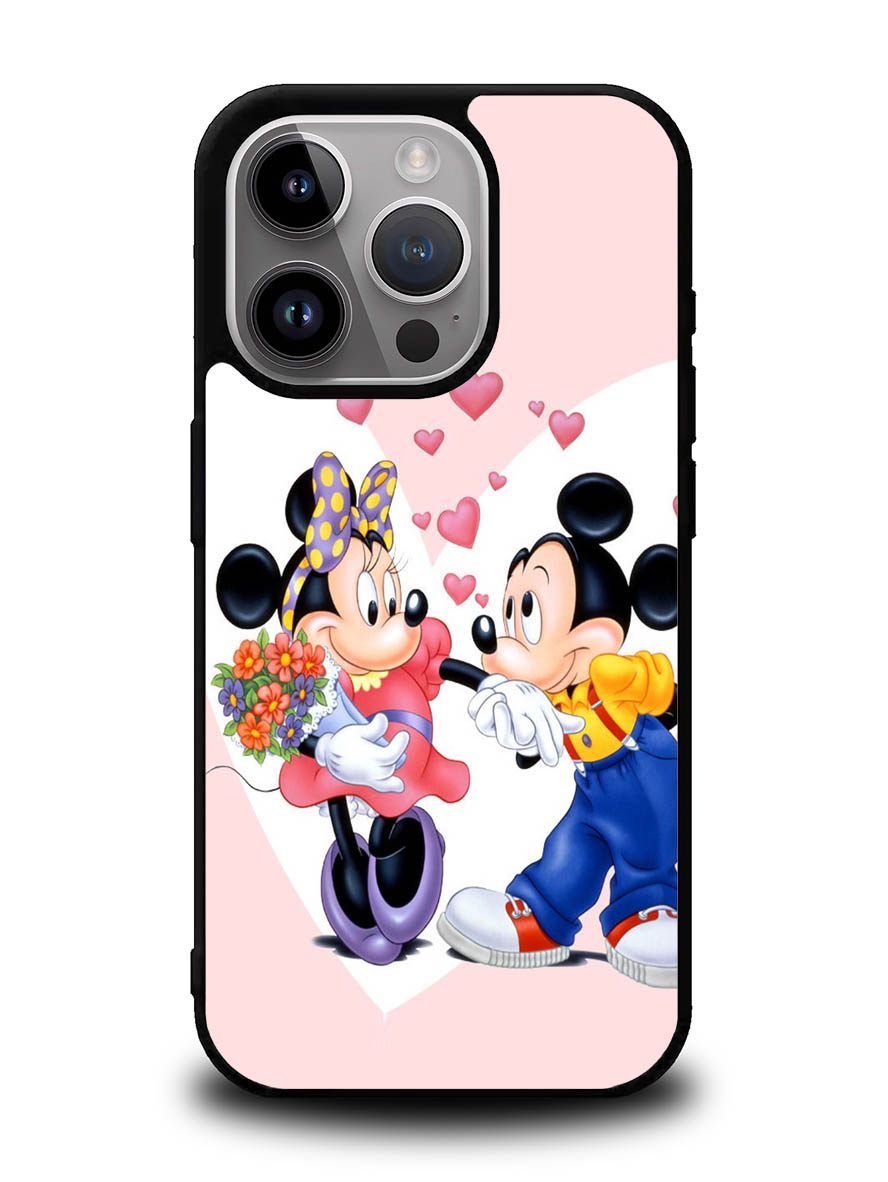 Mickey Mini Mouse Couple iPhone 14 Pro Case QC3263
