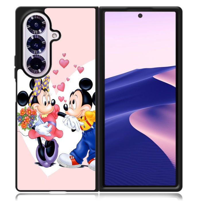 Mickey Mini Mouse Couple Samsung Galaxy Z Fold 7 Case OV3263