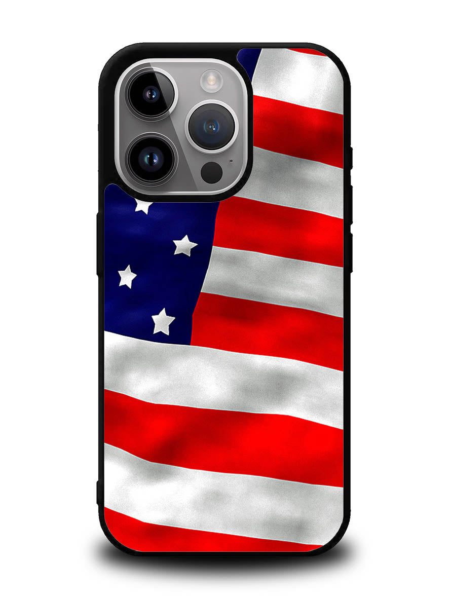 American Flag iPhone 14 Pro Max Case QC3785