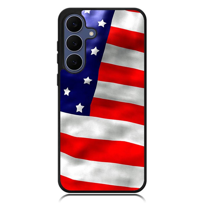 American Flag Samsung Galaxy S25 FE Case OV3785