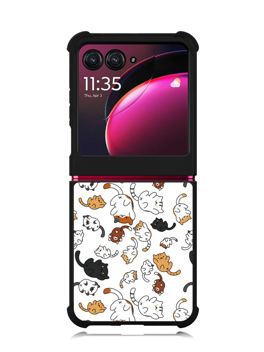 Adorable cat Motorola Moto Razr Plus 2023 , Moto Razr+ 2023 Case OV3724