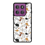 Adorable cat Motorola Moto Edge 60 Pro Case QC3724