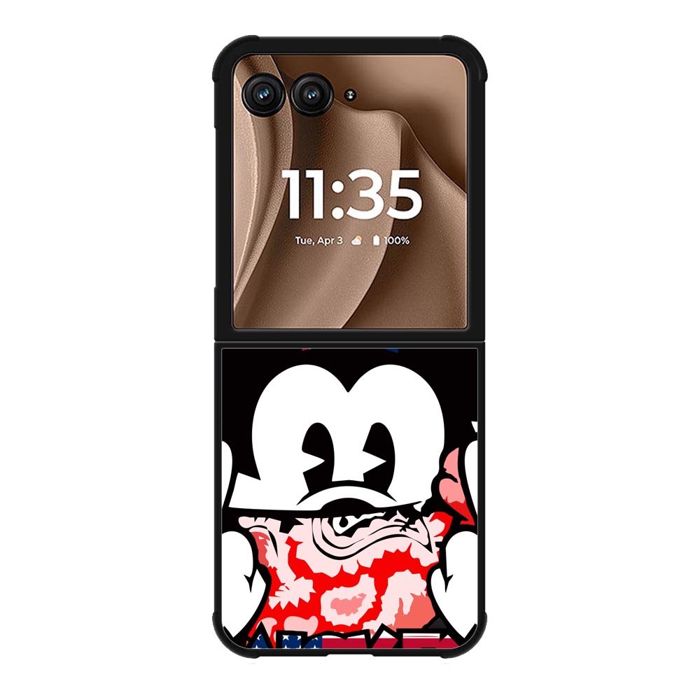 Mickey Mouse America Flag Motorola Moto RAZR Plus 2025 Case OV3267