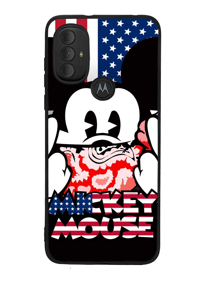 Mickey Mouse America Flag Motorola Moto G Pure 2021 , Moto G Power 2022 Case OV3267