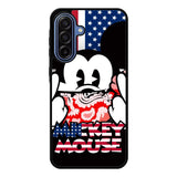 Mickey Mouse America Flag Samsung Galaxy A17 Case QC3267
