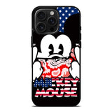 Mickey Mouse America Flag iPhone 16 Pro Max Case OV3267