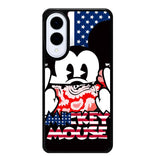 Mickey Mouse America Flag Samsung Galaxy S25 Edge 5G Case OV3267