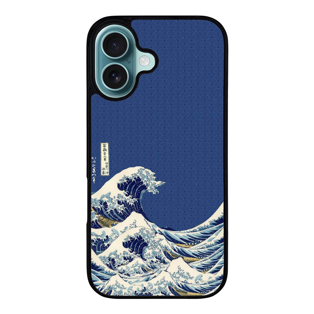 Wave japan blue RH0211 iPhone 16 Case Cover