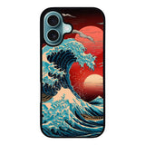 wave japan art RH0213 iPhone 16 Case Cover