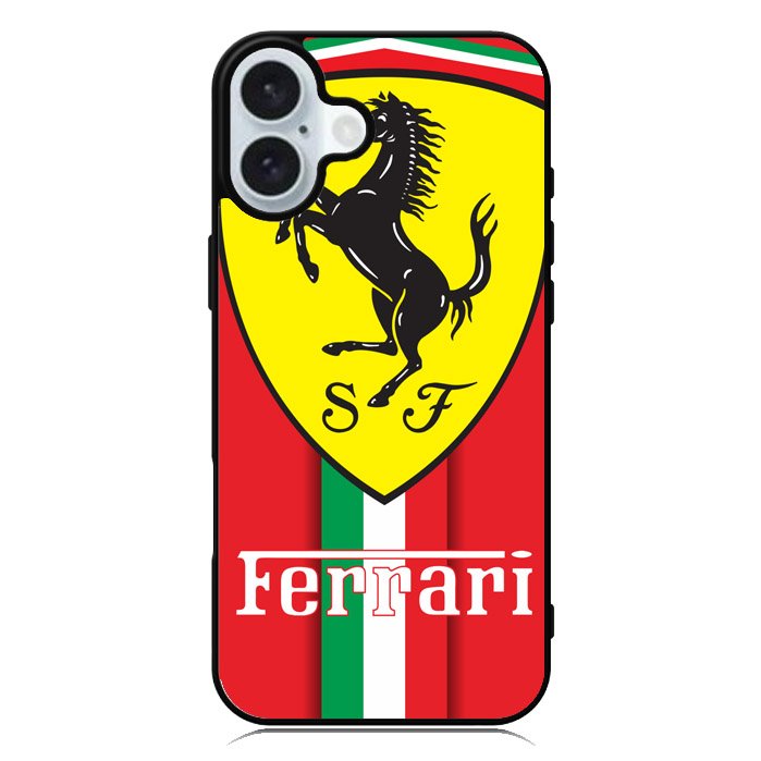 Ferrari Logo iPhone 16 Case QC4891