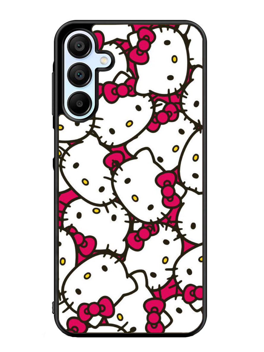 Hello Kitty Face Pattern Samsung Galaxy A25 5G Case