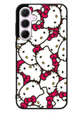 Hello Kitty Face Pattern Samsung Galaxy A35 5G Case