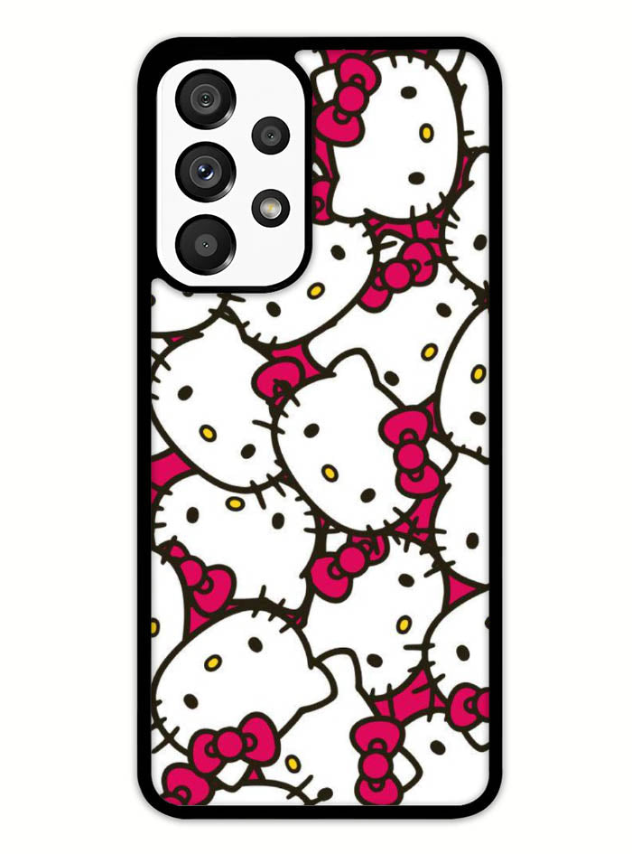 Hello Kitty Face Pattern Samsung Galaxy A53 5G Case