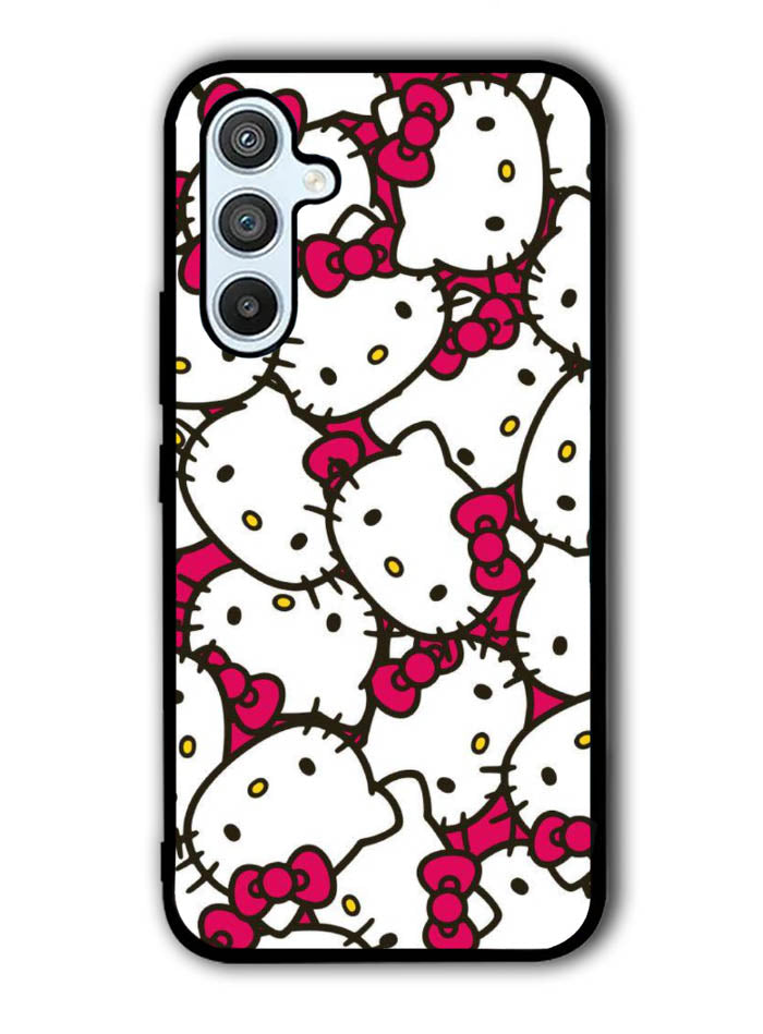 Hello Kitty Face Pattern Samsung Galaxy A54 5G Case