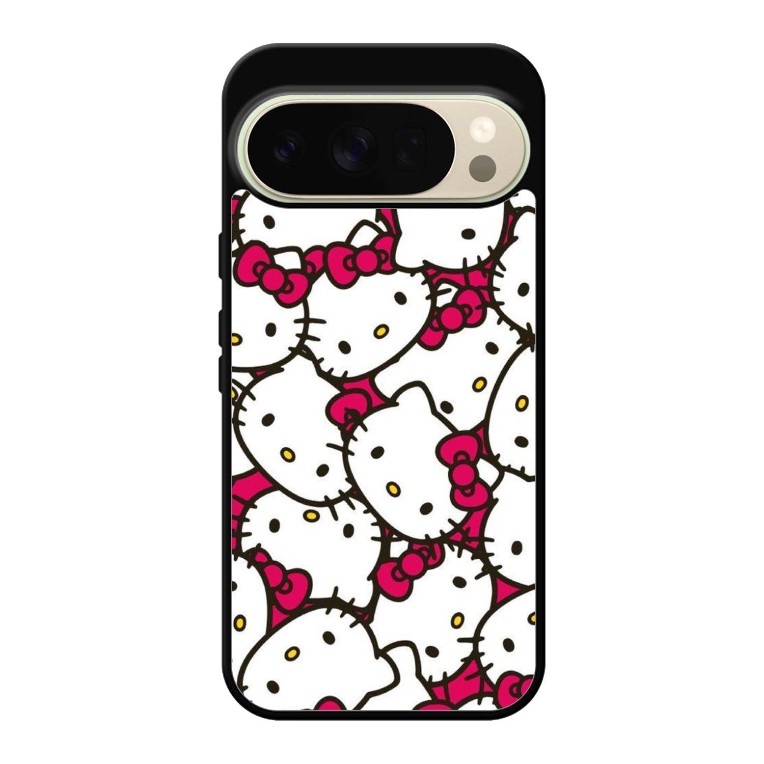 Hello Kitty Face Pattern Google Pixel 10 Pro XL Case